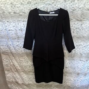 Calvin Klein Little Black Dress Size 2